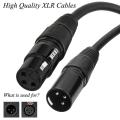 Bochara XLR Cable Male to Female M/F OFC Audio Cable Shielded For Microphone Mixer 1m 1.8m 3m 4.5m  5m 6m 7.6m 10m 15m 20m. 