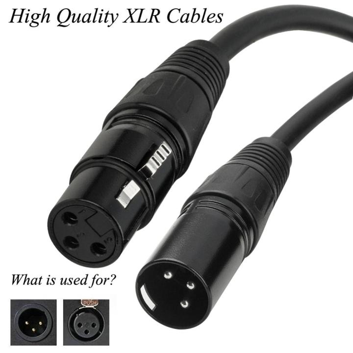 Bochara%20XLR%20Cable%20Male%20to%20Female%20M/F%20OFC%20Audio%20Cable%20Shielded%20For%20Microphone%20Mixer%201m%201.8m%203m%204.5m%20%205m%206m%207.6m%2010m%2015m%2020m%20-%20Image%204