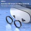 Suitable for Meta Quest 3S VR scratch resistant ring lens protective cover, anti eye blue light Quest 2 accessories.