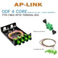 Ap-Link Fiber Optic Terminal Box 4/8 Core Sc/Upc with Pigtails - High-Quality Network Accessory. 