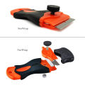 Glass Cleaning Scraper Tool for Car Windows Stickers Non Scratch Scraper with Metal+Plastic Blades Oven & Hob Scraper.