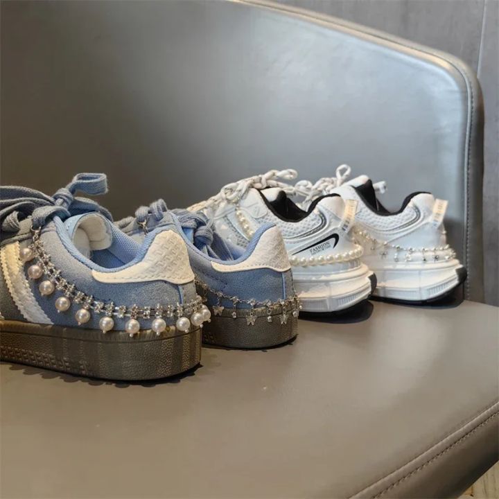 New%20Luxury%20Rhinestone%20Butterfly%20Bow%20Girl%20Shoe%20Charms%20Fashion%20Sneakers%20Pearl%20Heel%20Shoes%20Chain%20Shoes%20Decoration%20Accessorie%201Pcs%20-%20Image%205