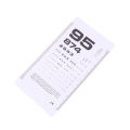 The List Standard Eye Test Chart Eyesight Testing Wall Visual Exam Pendant Examination Convenient Kids Vision Schedule. 