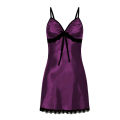 Women Sexy Sleepwear Nightdress Lace Silk Satin Night Dress Sleeveless Nighties V-neck Nightgown Plus Size Nightwear. 