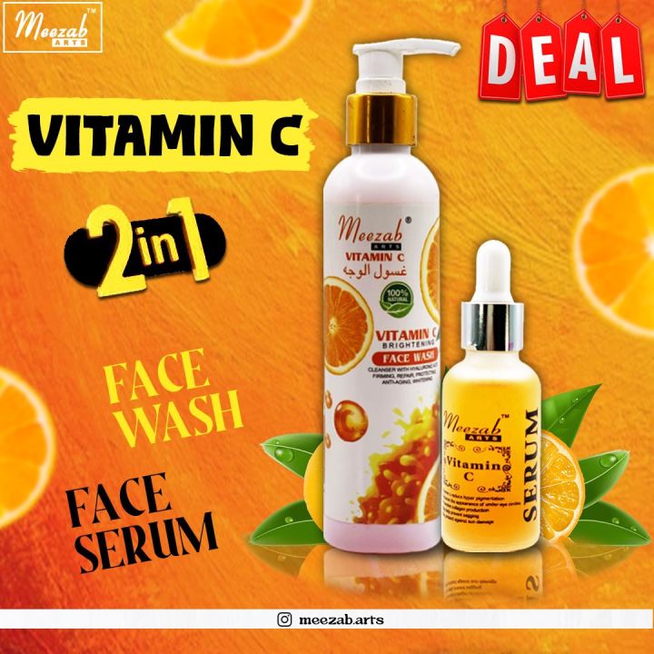 Meezab Arts Vitamin C Deal (Wash,Serum)