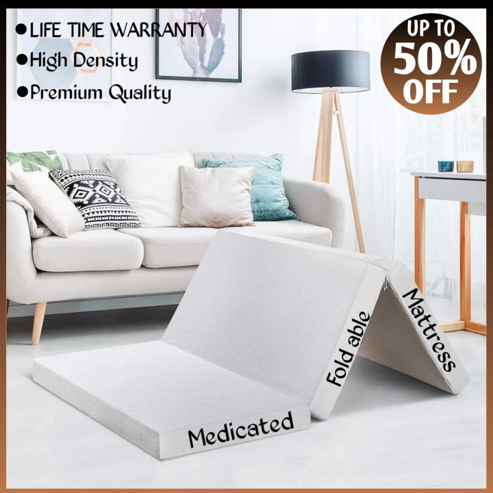 MEDICATED FOLDING MATTRESS