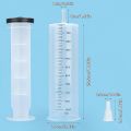 1000ml Large Syringe with 27.6 Inch Tube and Blunt Needle, Individual Sealed,Plastic Garden Syringe for Liquid, Paint, Epoxy Res. 