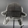 Women Men's Trapper Hat Ski Cap Ushanka Russian Cossack Faux Fur Earflap Suede Leather Warm Winter Hat Hats Earflap Bonnet.