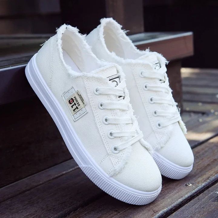 2024%20Spring%20Summer%20Women%20Canvas%20Sneaker%20Low%20Top%20Denim%20Sneakers%20Ladies%20Lace-Up%20Flat%20Canvas%20Board%20Shoes%20Female%20Sapatos%20Femininos%20-%20Image%202