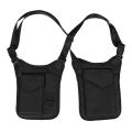 Portable Underarm Wallet  Anti-Theft Secret Holster Crossbody Shoulder Hidden Bag For Passport Phone Keys Credit Cards. 