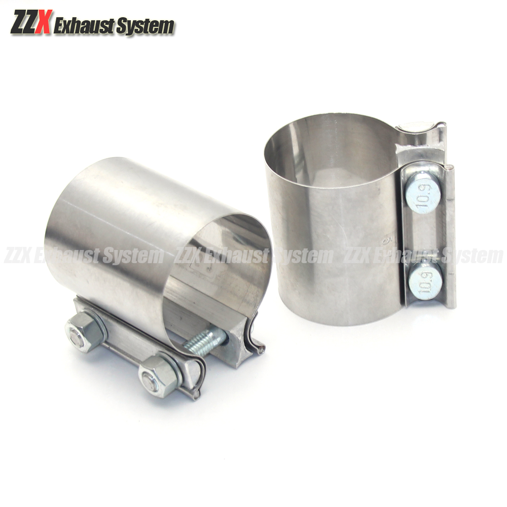 Stainless Steel universal exhaust coupling strong steel pipe clamp for exhaust pipe hardware smoke pipe fixing fittings