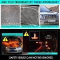 Car Grill Protection Net Foldable Hood Engine Bumper Net Car Front Mesh Anti Insect Repellant Car Condenser Protection Net. 