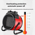 2000W Portable Electric Space Heater with Fan Adjustable Thermostat 2 Heat Settings + Fan Mode Overheat & Tip-Over Protection. 