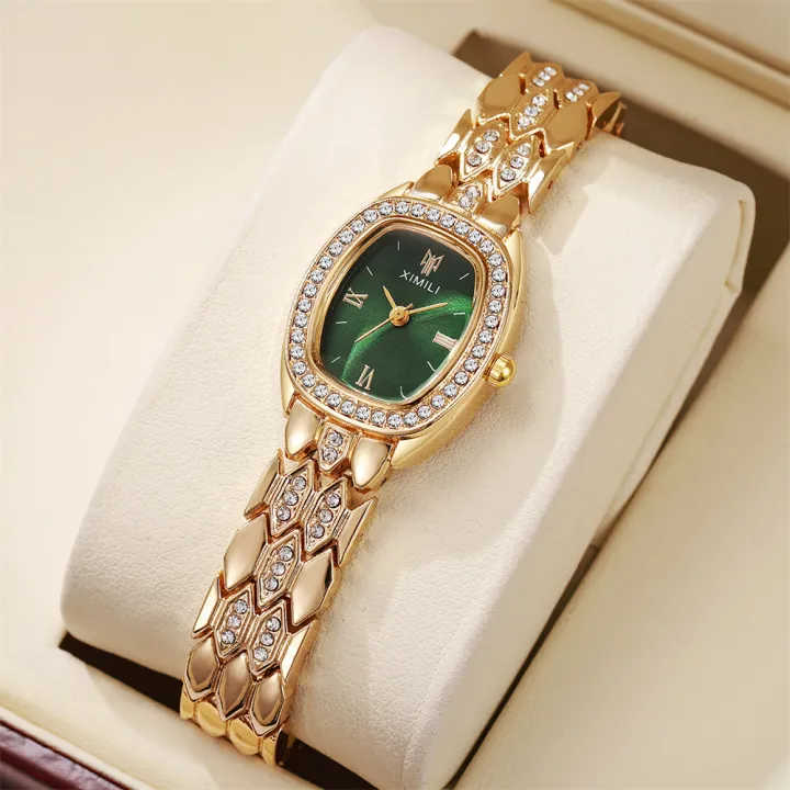 Luxury%20Gold%20Plated%20Ladies%20Fashion%20Quartz%20Watch%20Simple%20Rome%20Barrel-Shaped%20Stainless%20Steel%20Business%20Clock%20Quality%20Buckle%20Strap%20-%20Image%202