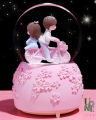 Uonehome ready to send h024 romantic love crystal ball music Valentine birthday gift to friends gift wrapping card. 