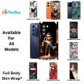 Available for All Mobiles Print Back Full Body Skin Multiple Designs. 