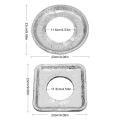 10Pcs/set Thickened Aluminum Foil Covers Gas Stove Oil Proof Pad Protector Cover Proof Cleaning Pad Kitchen Cleaning Parts. 
