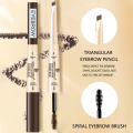 Thin Headed Eyebrow Pencil With Waterproof And Durable Brush Head Contour, Naturally Suitable For Everyone.