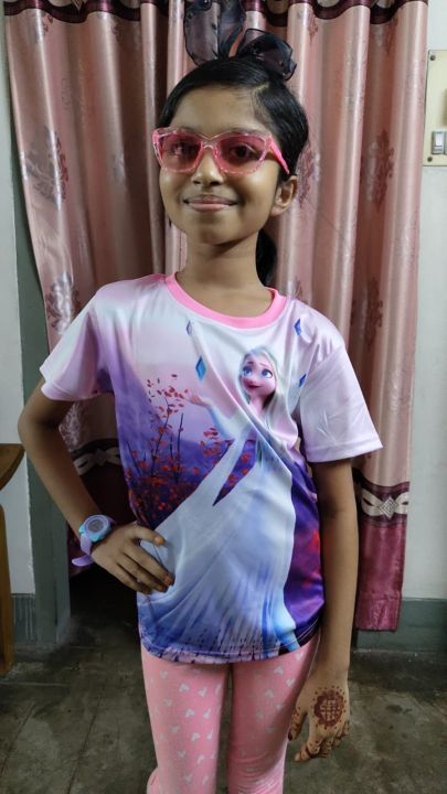 Premium%20Quality%20%20Girls%203D%20Print%20Pink%20Graphic%20%20Frozen%20Tops%20-%20Image%206