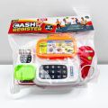 Simulation Cartoon Supermarket Cash Register Toy Home Appliance Series Children Play Home Electric Lighting Sound Register. 