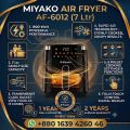 Miyako Air Fryer 7 Liter  AF-6012 Digital Touch Control Panel. 