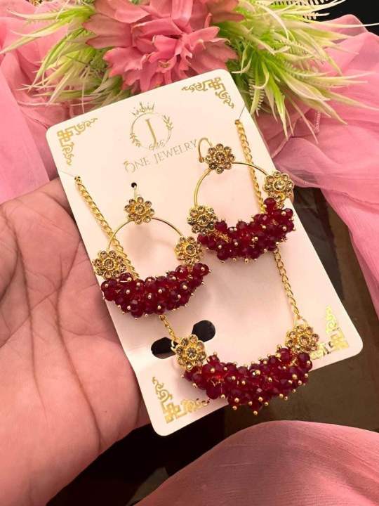 Imran%20collection1%20-%20Decent%20gajra%20And%20Charming%20locket%20Set%20Necklace%20With%20Earrings%20For%20Girls%20and%20Woman%20-%20Image%205