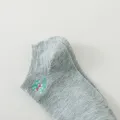 5 Pairs of Colored Cotton WOMEN'S Short Socks, Ankle Breathable Sports Socks, Casual, Summer Thin Socks, Tie Cat. 