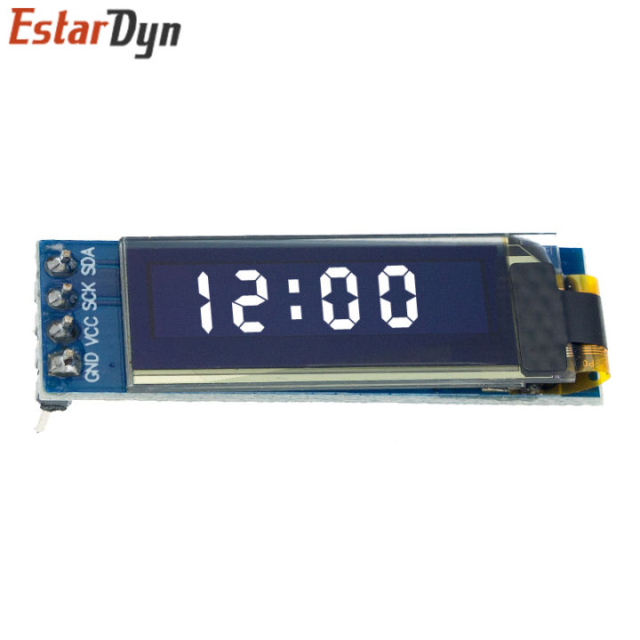 EstarDyn%200.91%20Inch%20%20I2C%20OLED%20Display%20Module%20White%20/%20BLUE%20/YelloW%20I2C%20OLED%20Screen%20Driver%20DC%203.3V~5V%20for%20-%20Image%205
