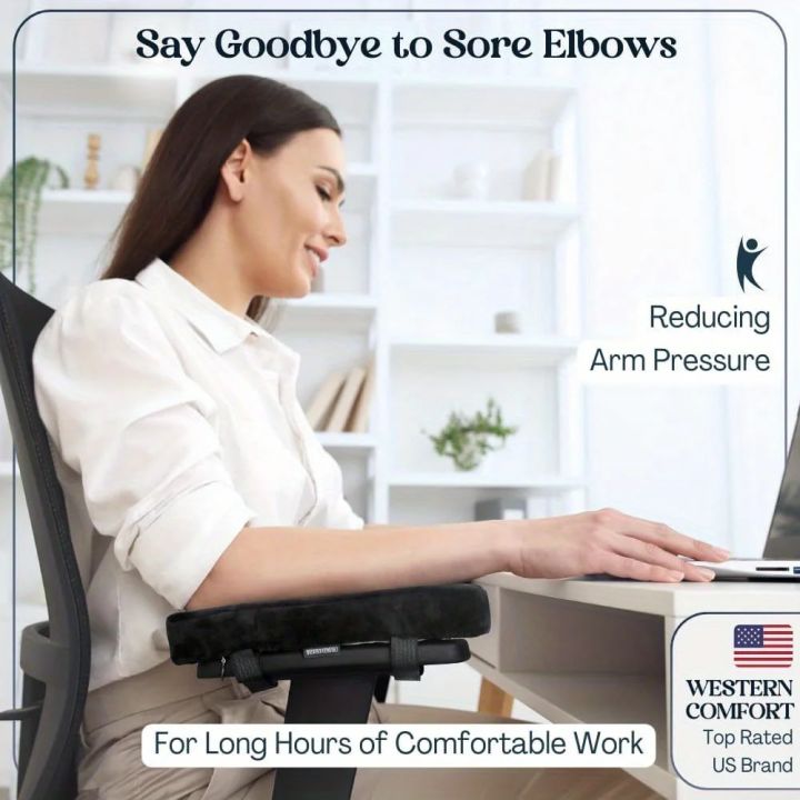 1/2pcs%20Sponge%20Armrest%20Pad,%20Elbow%20Support%20Pad%20for%20Arm%20Decompression,%20Universal%20Cover%20for%20Office%20Chairs%20-%20Image%202