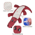 Pet Chew Toys Interactive Cartoon Animal Plush Alligator Shape Dog Sound Toy Gnawing Grinding Teeth Training Supplies. 