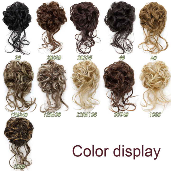 Synthetic%20Hair%20Bun%20Wig%20For%20Women%20Elastic%20%20Band%20Hair%20Extentions%20Chignon%20Heat%20Resistant%20Bun%20Black%20Brown%20-%20Image%207