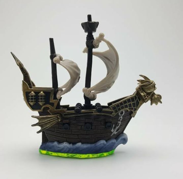 ACTION FIGURE SKYLANDER SPYRO ADVENTURE PIRATE SHIP FOR GAME SKYLANDER SPYRO ADVENTURE FOR PS4,PS3,PS5, XBOX ONE,S,X, NINTENDO WII,WII U VERY HIGH QUALITY ACTION FIGURE BROWN COLOR