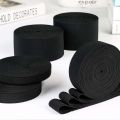 4Meter/8Meter 15mm/20mm/25mm/30mm/35mm/40mm/45mm/50mm White Black Nylon High Elastic Bands Garment Trousers Sewing Accessories.
