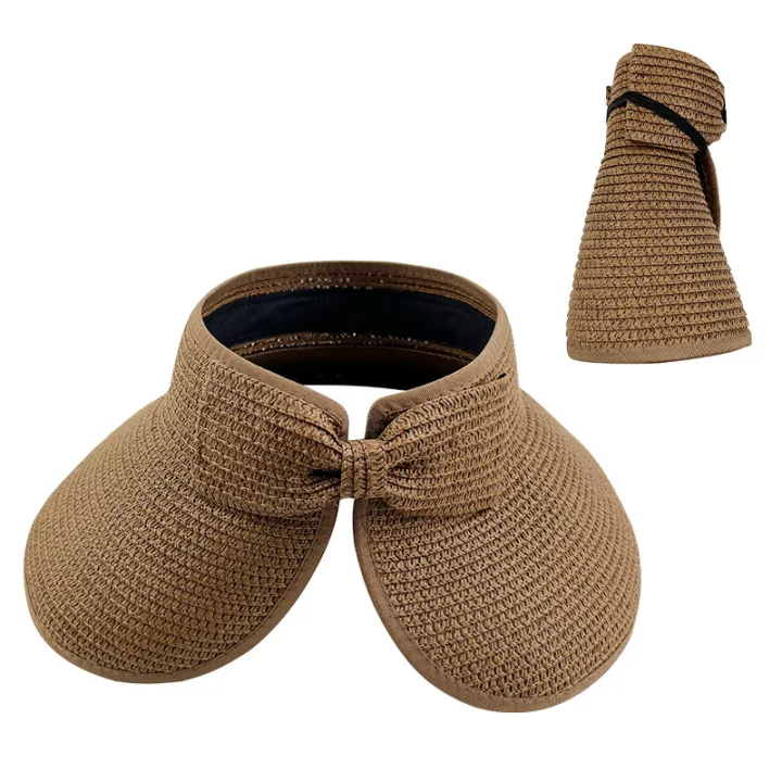 New%20Women%20Summer%20Visors%20Hat%20Foldable%20Sun%20Hat%20Wide%20Large%20Brim%20Beach%20Hats%20Straw%20Hat%20Chapeau%20Femme%20Beach%20UV%20Protection%20Cap%20-%20Image%208