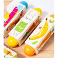 3D Wooden Jigsaw Puzzle Rotating Puzzle Building Blocks Kid Early Education Toy Animal Colour Shape Cognition Toys. 