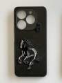 Infinix Smart 8/ Hot 40i/ Tecno Spark Go 2024 embroidered POLO Back cover. 