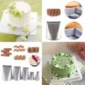 5PCS/set Stainless Steel Cake Icing Piping Nozzle DIY Pastry Nozzles Kit Decorating Pastry Cupcake Decorating Tools Baking Tools.