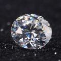 Moissanite Diamond 1ct 6.5mm Perfect Diamond Alternative GRA Certified. 