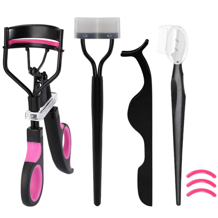 Eyelash Curler with 1/4pcs Replacement Pads Women Professional