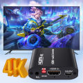 4K HDMI Audio Extractor Splitter HDMI to toslink+Coaxial+Stereo Audio converter splitter for PS4 Xbox DVD HDTV 4K 30Hz.
