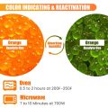 Orange & Blue Indicating Silica Gel Desiccant Beads 3-5mm Reusable Bulk Dehumidifier for 3D Printer, Electronics, Camera,Jewelry.