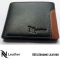 MODEL:N-03 pure cow leather stylish wallet with coin pursue.