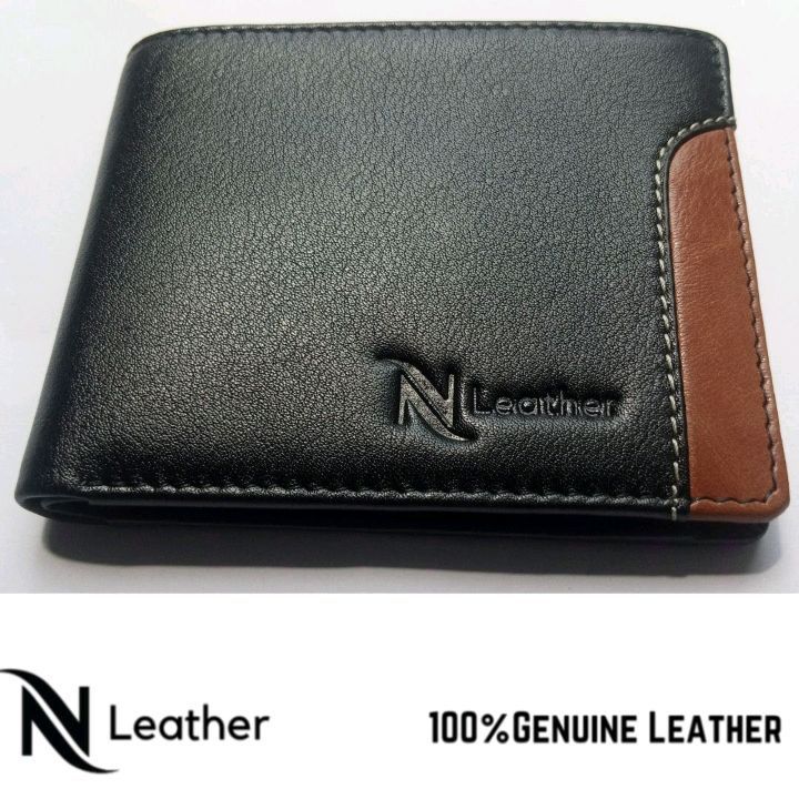 MODEL:N-03 pure cow leather stylish wallet with coin pursue