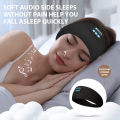 Sports Headbands Wireless Bluetooth Headphone Headband Sleeping Music Eye Mask Soft Elastic Yoga Hairbands Outdoor Sweatbands.
