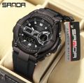 SANDA 
ORIGINAL WATCH 
DUAL TIME WORKING 
DATE, TIME, ALARM ,STOP WATCH
ANALOG ND DIGITAL TIME |
NEON LIGHT
ATTRACTIVE COLORS | WATER PROOF. 