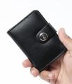 Minimool Button Closure Wallet__ Original leather wallet for men.. 