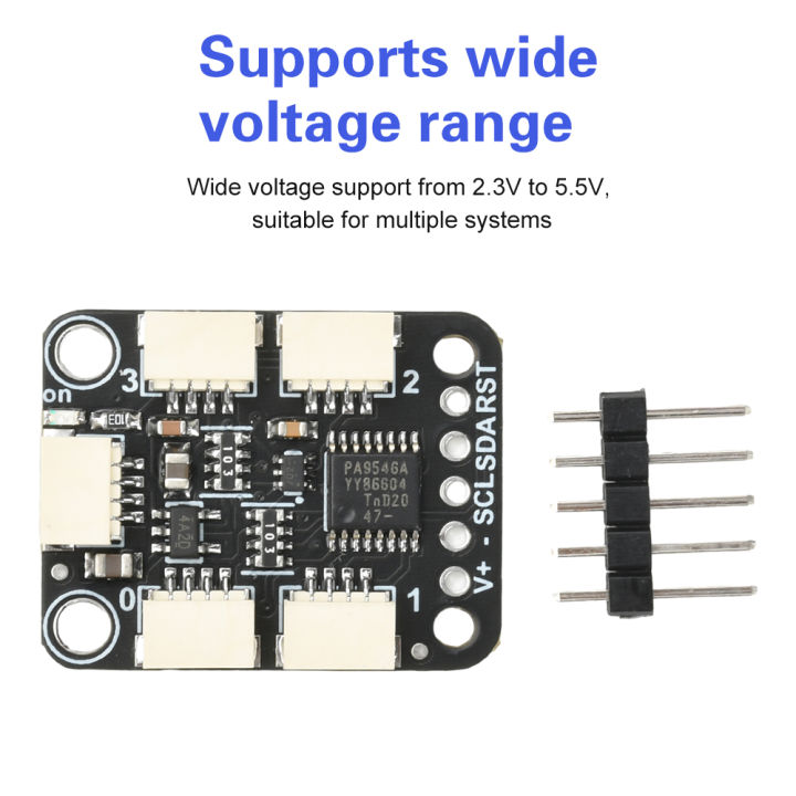 PCA9546 4-Channel I2C Multiplexer Board with Stemma QT Qwiic Interface ...