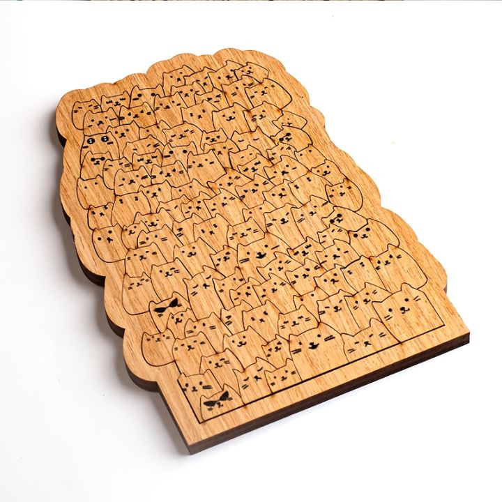 100%20Wooden%20Puzzle%20Kittens%20with%20High%20Difficulty%20Level,%20Perfect%20for%20Christmas%20and%20Halloween%20%20-%20Image%203