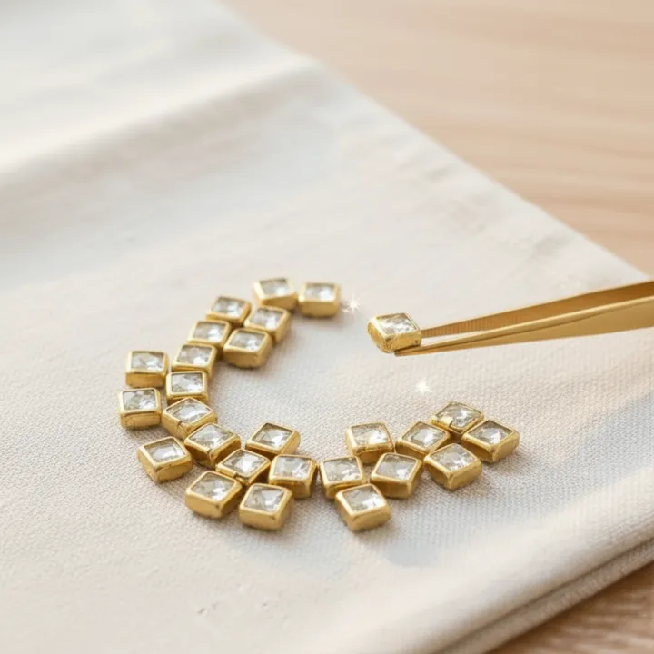 50Pcs%20Real%20Kundan%20Beads%7CFramed%20Kundan%20For%20Jewellery%20Making%20-%20Image%202