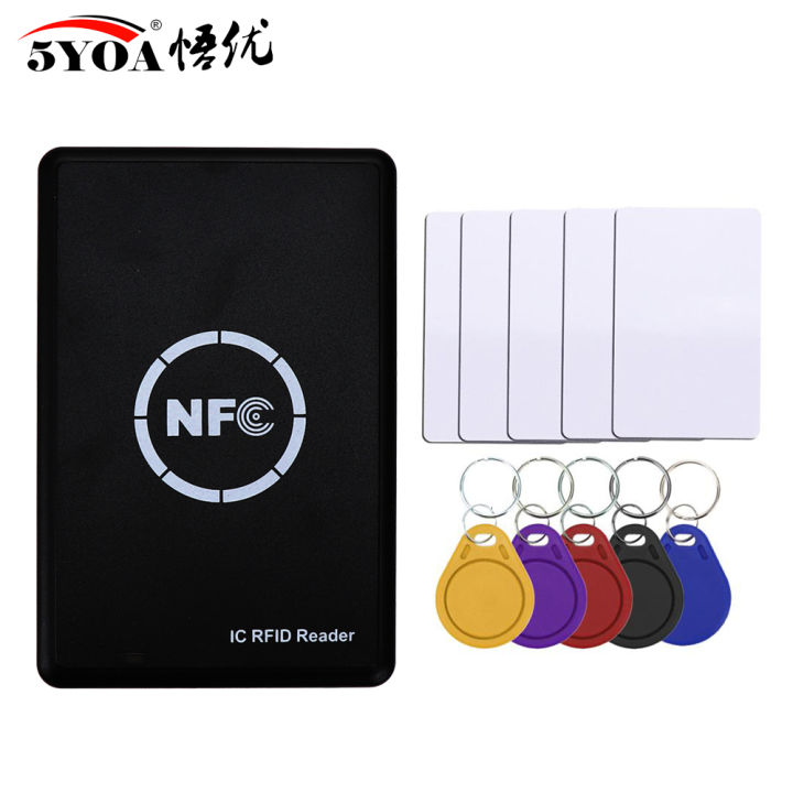 5YOA%20RFID%20Duplicator%20Card%20Reader%20Copier%20Key%20fob%20NFC%20Smart%20Card%20Reader%20Writer%2013.56MHz%20Encrypted%20Programmer%20uid%20keyfobs%20-%20Image%203